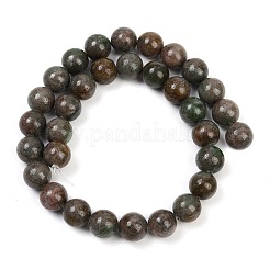 Гранат природный бисер нитей G-H093-B04-12mm