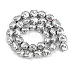 Гальванические стеклянные бусины&nbsp;GLAA-H039-02