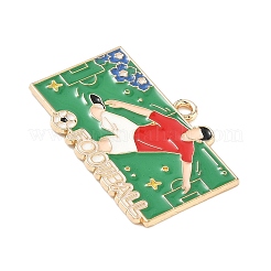 Подвески из спортивного сплава с эмалью&nbsp;ENAM-I074-01G-06