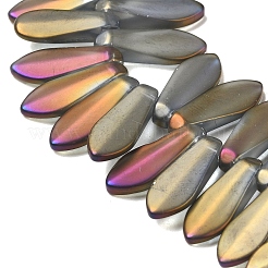 Стеклянные бусины с гальваническим покрытием &nbsp;EGLA-P057-03A-FR02