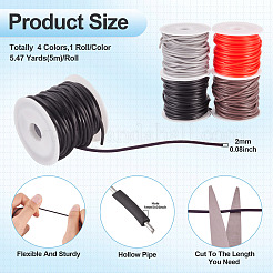 20 м полая труба ПВХ трубчатый шнур из синтетического каучука&nbsp;RCOR-TA0001-21A