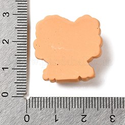 Рождественская серия милые непрозрачные смоляные декоден кабошоны RESI-B026-02D