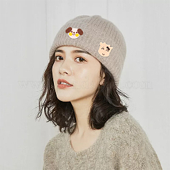 36шт 12 стиля животных полиэстер вязаные аппликации DIY-FG0004-03