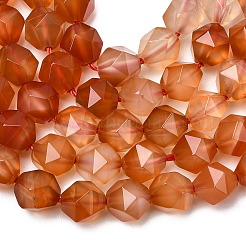 Натуральный красный агат бисер нитей&nbsp;G-Z119-A02-02