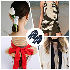 Длинный полиэстеровый шелковый шарф для женщин и девочек&nbsp;LS-AJEW-WH20042-77E