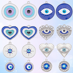 32шт 8 стиля подвески из сплава с эмалью&nbsp;ENAM-SC0006-67