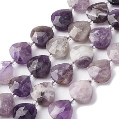 Природный аметист нитей бисера G-P570-E17-02