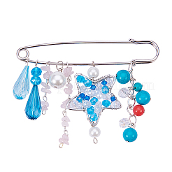 Штифты килт железа брошь застежками ювелирные фурнитура&nbsp;IFIN-R191-75mm