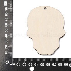 Большие деревянные подвески с принтом в стиле Хэллоуина&nbsp;LS-WOOD-I016-01G