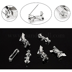 20 шт. 2 размера броши-банты из латуни с фурнитурой KK-BC0008-22