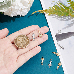 8 шт. 2-х цветные подвески-соединители из нержавеющей стали 304&nbsp;STAS-UN0035-78