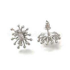 Серьги-гвоздики из циркония EJEW-A121-06P