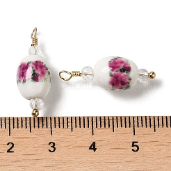 Фарфора ручной работы подвески&nbsp;X1-KK-P242-19G-01