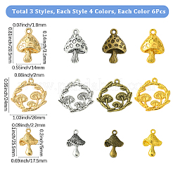 72шт 12 стиля подвески из сплава в тибетском стиле&nbsp;FIND-SC0016-93