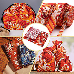 Хлопчатобумажная ткань в японском стиле&nbsp;DIY-WH0589-004B-04