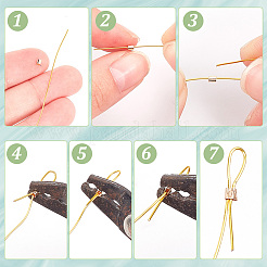 Зажимные бусины из латуни KK-AR0003-79