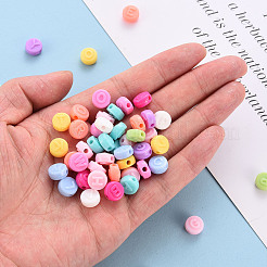 Непрозрачные акриловые бусины X-MACR-S373-28A