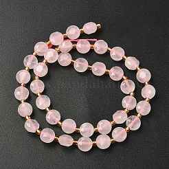 Природного розового кварца нитей бисера G-C116-A36-02