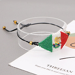 Браслеты из стеклянных бусин&nbsp;QZ1731