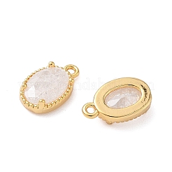 Латунные подвески из измельченного льда с кубическим цирконием KK-D024-24A-G