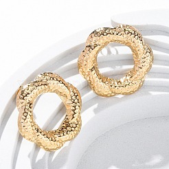 Серьги-гвоздики из нержавеющей стали 304 для женщин&nbsp;EJEW-K306-05G