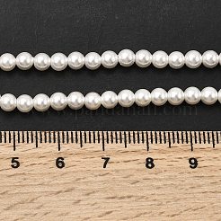 Гальванические оболочки жемчужные бусы пряди BSHE-K017-4mm