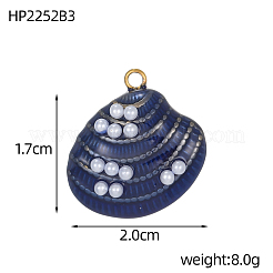 Подвески из нержавеющей стали 304 с эмалью STAS-OY003-28G