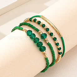 4 шт. 4 стиля стеклянных и сплавных бусинок FS-WGC4F49-01