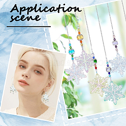 32 шт. 8-цветные акриловые звенья для люстры OACR-SC0001-55