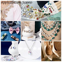 Шить на горный хрусталь&nbsp;RGLA-T091-10x14mm-01G