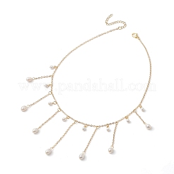 Оболочки жемчужные ожерелья NJEW-TA00186