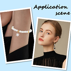 80шт 2 цвета сплава эмалевые подвески ENAM-SC0005-11