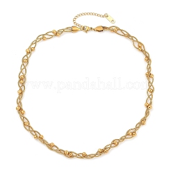 Многослойные ожерелья из нержавеющей стали 304&nbsp;LS-NJEW-Z072-01G