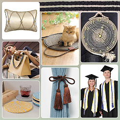 1 рулон 8-слойного полиэстерового плетеного шнура&nbsp;OCOR-BC0007-96C