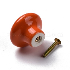 Круглые дверные ручки из фарфора&nbsp;LS-FIND-Z004-17B