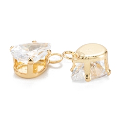 Медные прозрачные кубические циркониевые подвески ZIRC-G170-09G