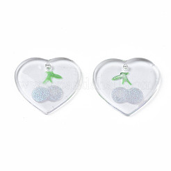 Прозрачные смоляные подвески&nbsp;RESI-N030-002D