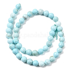 Бусины из натурального магнезита G-P598-E-8mm-01