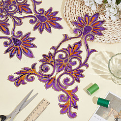 Нашивки на одежду из полиэстера&nbsp;PATC-WH0816-008B