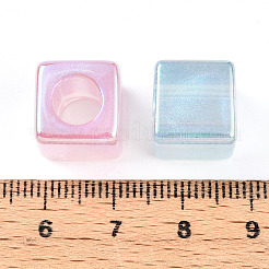 Прозрачные акриловые бусины с УФ-покрытием OACR-I015-21