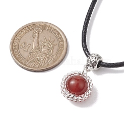 Сердолик ожерелья NJEW-MZ00027-01