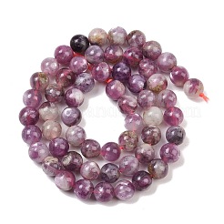 Натуральный лепидолит / пурпурный слюдяный камень бисер пряди G-G160-A01-04