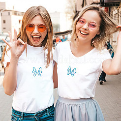 Бабочка исправление стекло горный хрусталь DIY-WH0453-71A-02