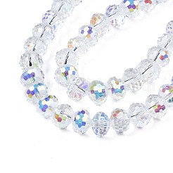 Гальванизируйте прозрачное стекло бисер нитей EGLA-N002-16-B03