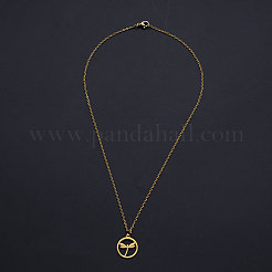 201 подвеска из нержавеющей стали NJEW-S105-JN586-40-2