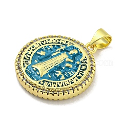 Стойки обшивки латунь микро проложить Циркон подвеску KK-B091-22G-03