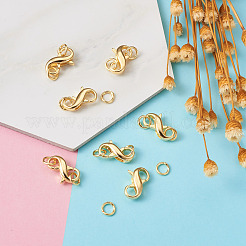 Латунные застежки-клешни с двойным открытием FIND-TA0001-46G