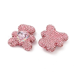 Ручной полимерной глины шариков Rhinestone CLAY-NH0001-12B