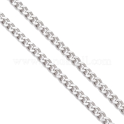 Изготовление браслета из цепей панцирного плетения из нержавеющей стали 304 толщиной 2.5 мм AJEW-JB01453