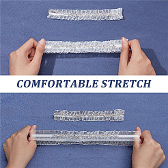 Кружевные эластичные подвязки невесты&nbsp;AJEW-WH0258-224